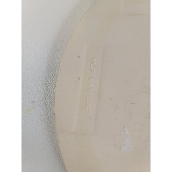 Vintage H & R Johnson Tile Delft Ceramic Tile Herfst Hunter Dog Scene Oval 4 x 6 - Picture 5 of 5